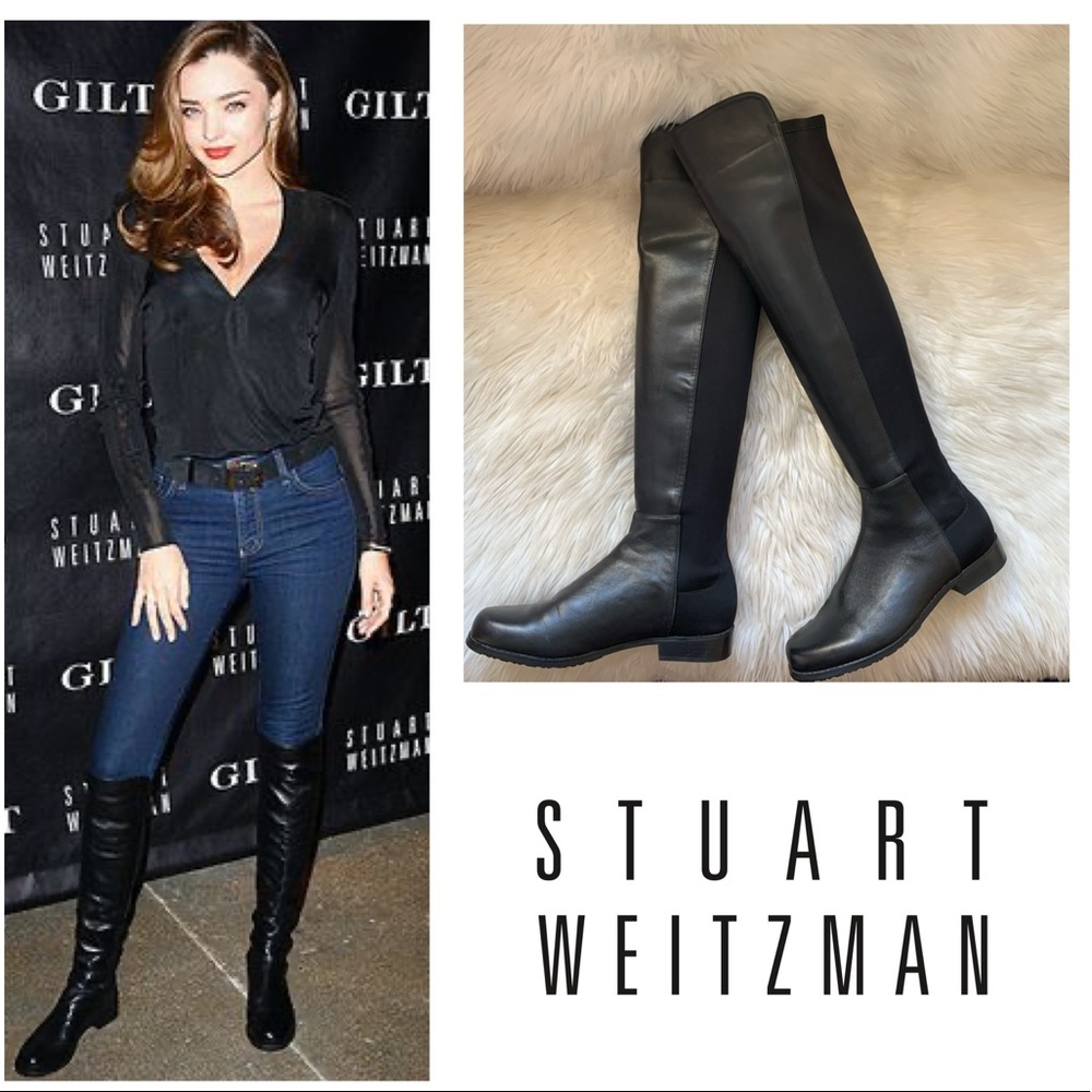 STUART WEITZMAN 5050 Over Knee Leather Boots